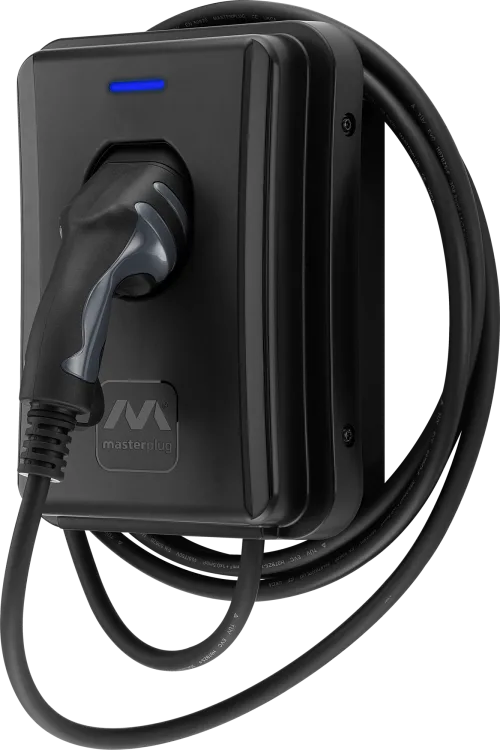 SyncEV EVCM3ST7B-MP 7.4KW 5m Tethered Type 2 Smart EV Home Charger