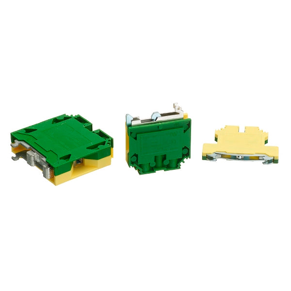 Europa CGT10U 10mm Green / Yellow Din Rail Earth Terminal