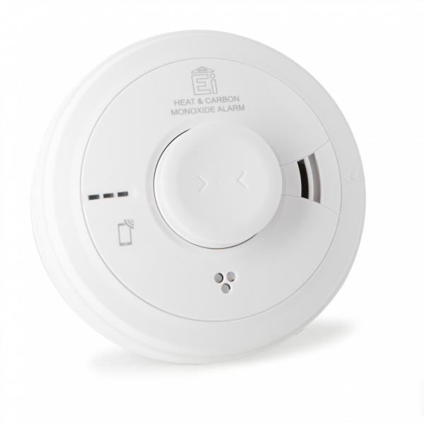 Aico EI3028 Multi Sensor Heat and Carbon Monoxide Alarm with 10 Year Rechargable Lithium Battery