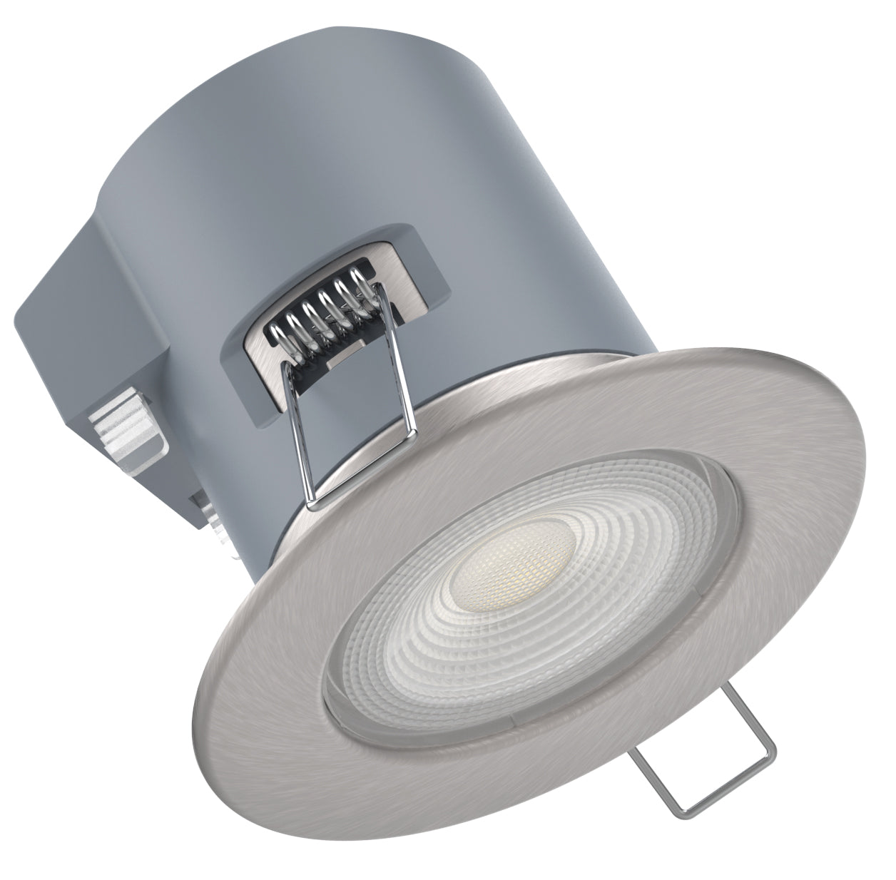 Kosnic KFDL05DIM/S30-SCH Erta 5W Dimmable LED Downlight Satin Chrome 3000K