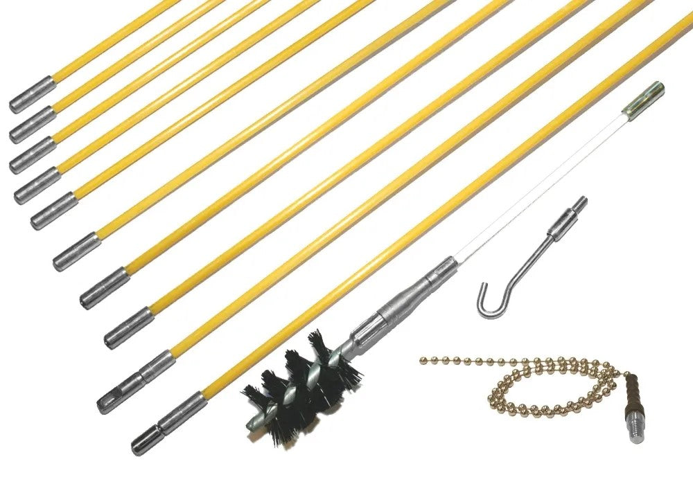 Term Tech FLEXROD PLUS Premium Flexible Cable Rod Set