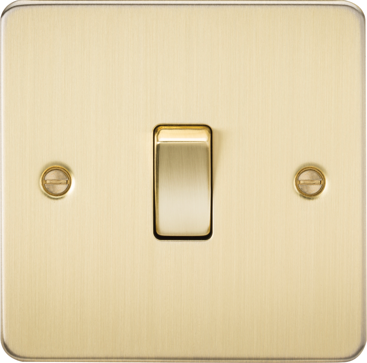 Knightsbridge FP1200BB 1 Gang Intermediate Switch Brushed Brass