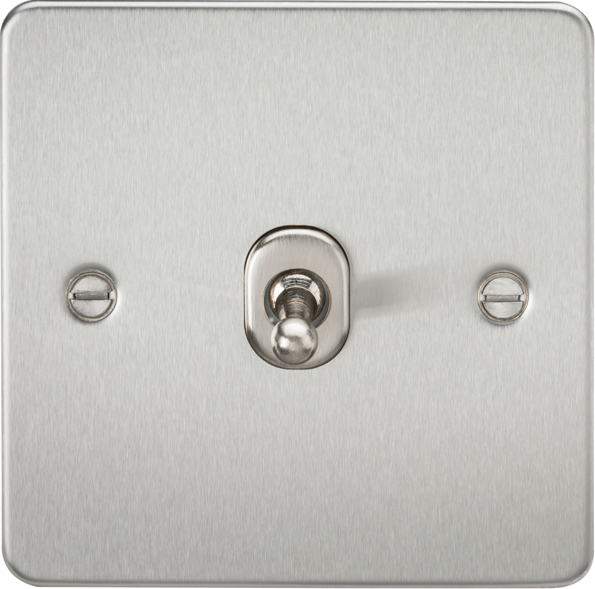 Knightsbridge FP1TOGBC 1 Gang 2 Way Toggle Switch Brushed Chrome