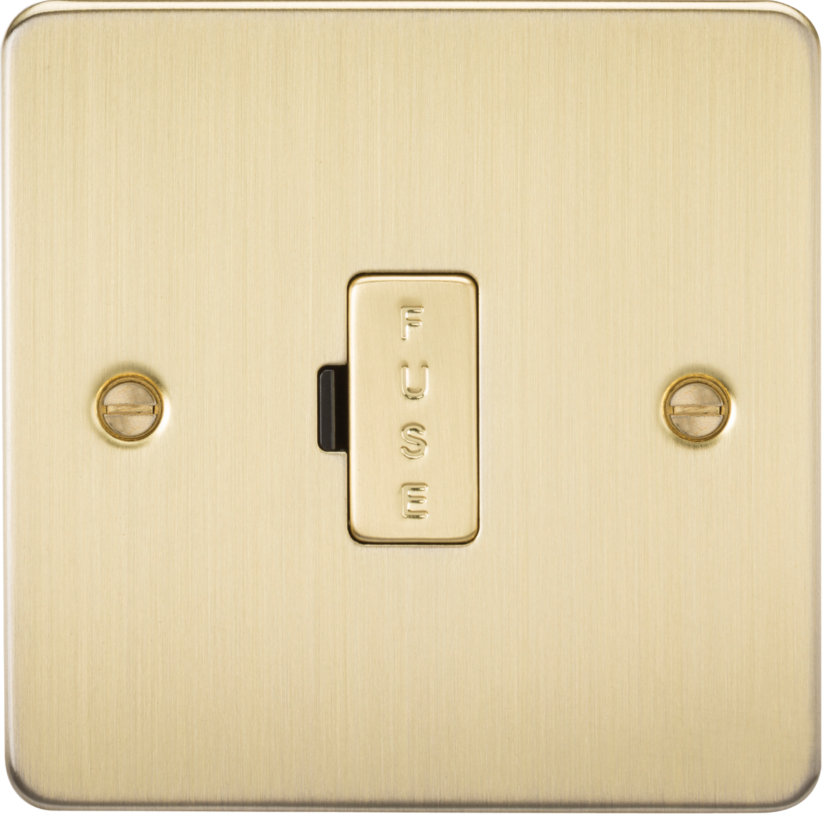 Knightsbridge FP6000BB 13A Unswitched Spur Brushed Brass