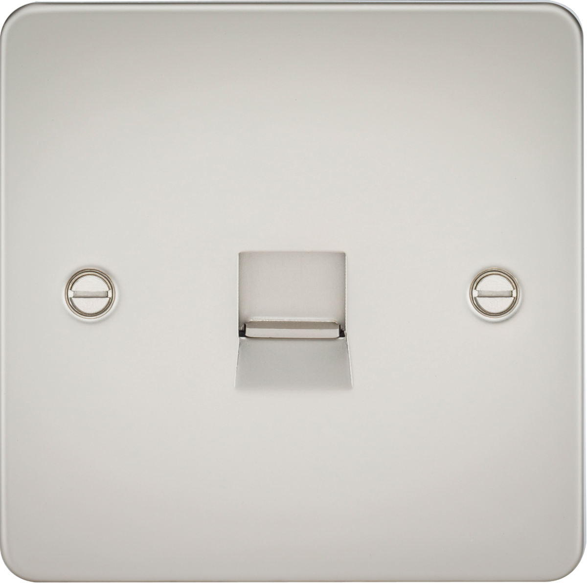 Knightsbridge FP7300PL 1 Gang Master Telephone Socket Matt Pearl