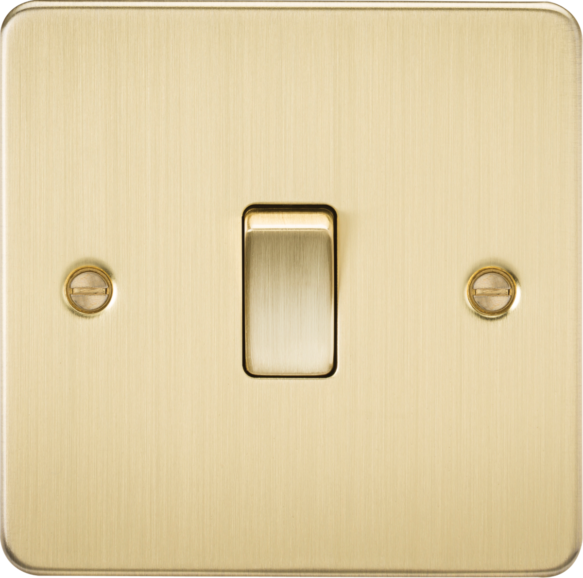 Knightsbridge FP8341BB 1 Gang 20A DP Switch Brushed Brass