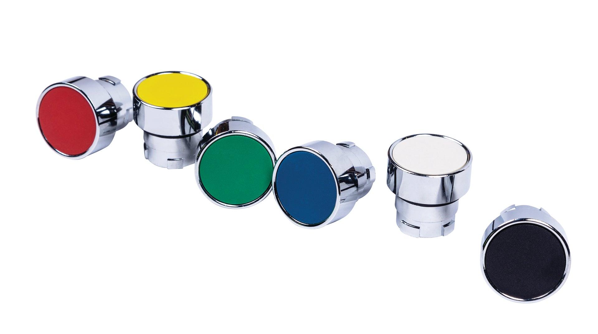 Niglon FPBH-G 22mm Green Flush Pushbutton Head