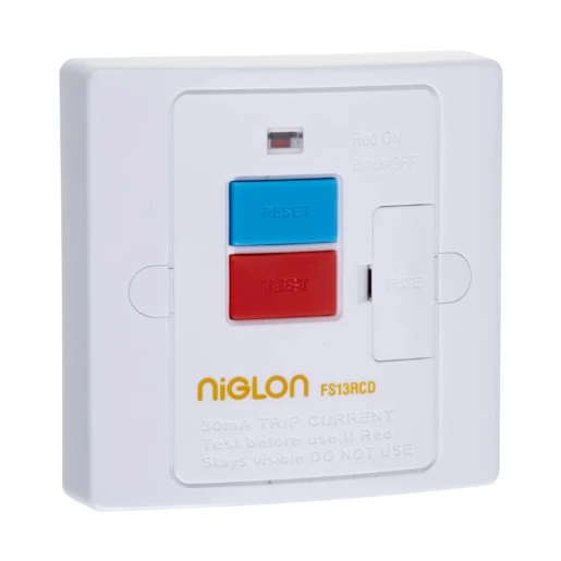 Niglon FS13RCD 13A Latching RCD Spur