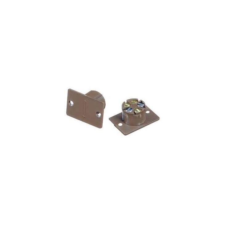 Flush Door Contacts Brown