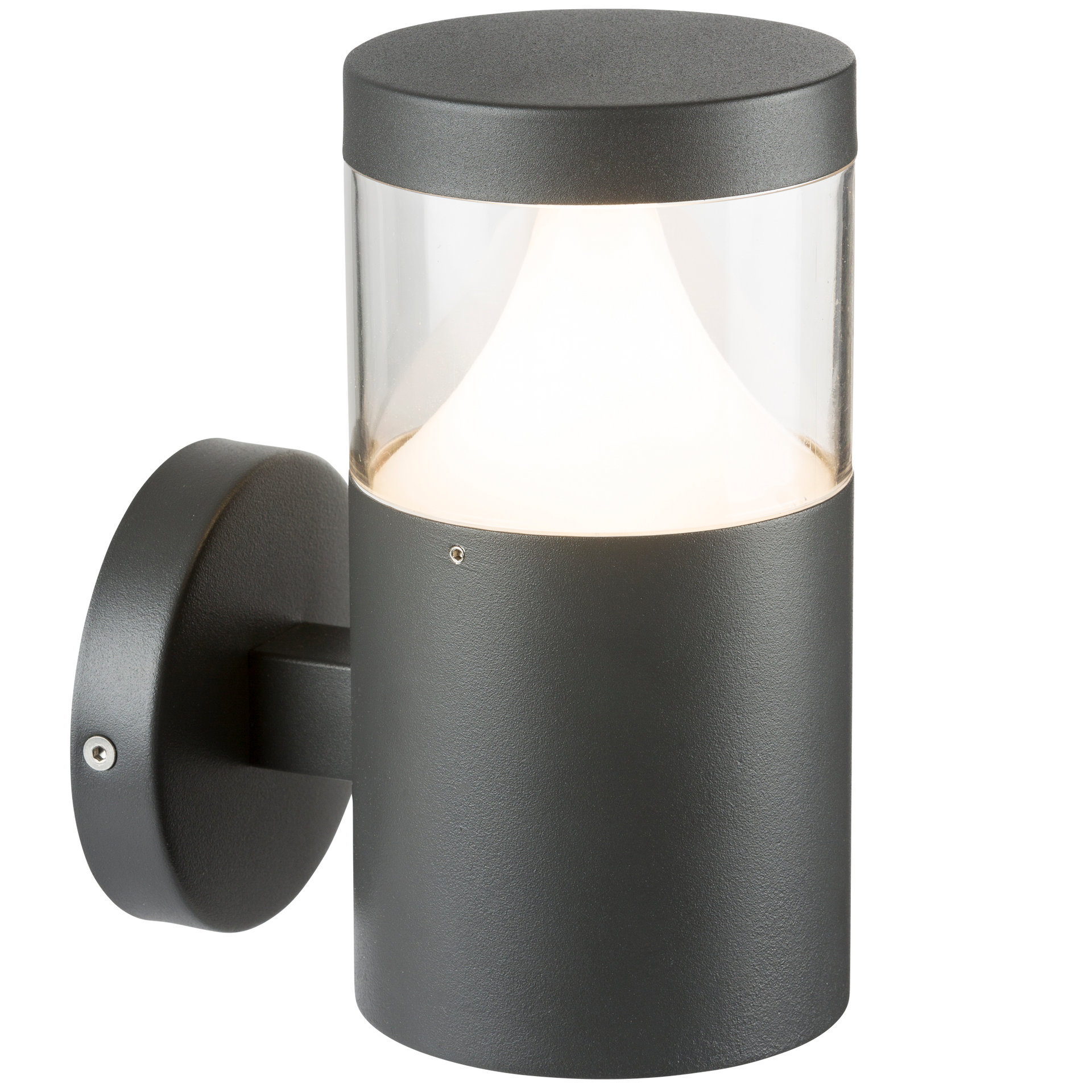 Knightsbridge GDL1 GU10 Wall Light with Diffuser Anthracite IP54