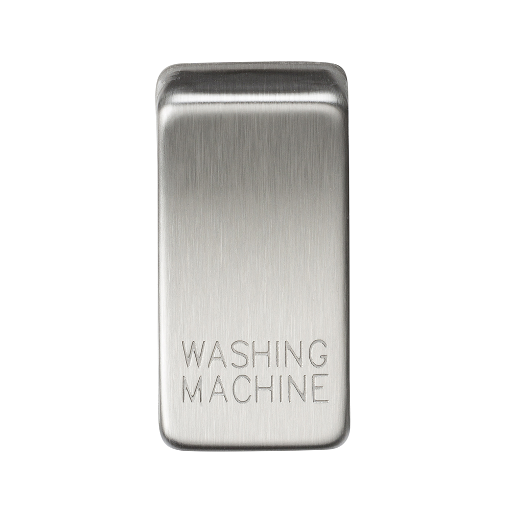 Knightsbridge GDWASHBC Washing Machine Rocker Cap Brushed Chrome