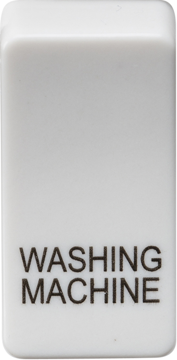 Knightsbridge GDWASHU Washing Machine Rocker Cap White