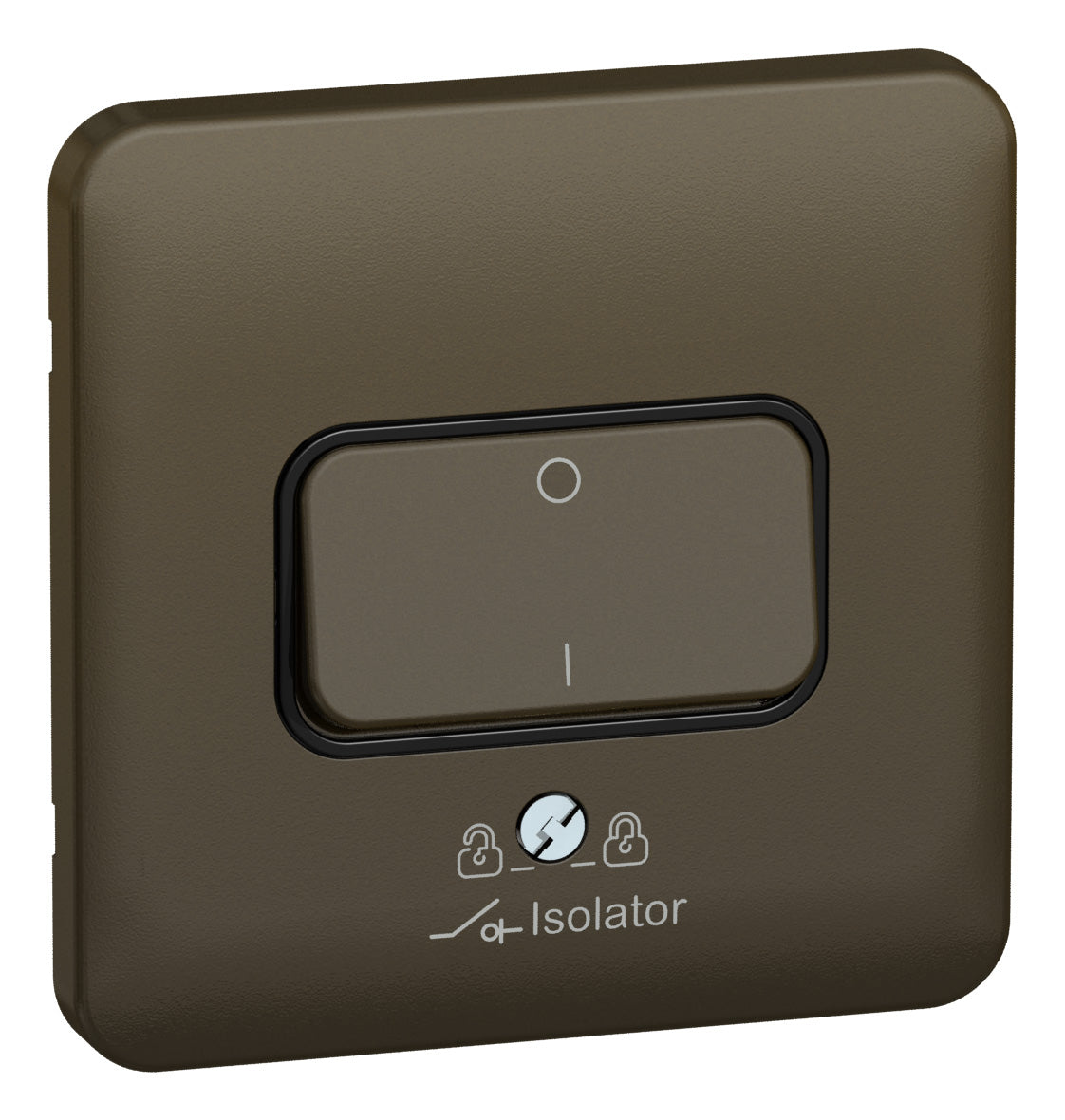 Schneider GGBL1013BMB Fan Isolator Switch Mocha Bronze Black Insert