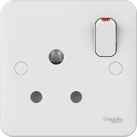 Schneider GGBL3090 1 Gang 15A Switched Socket