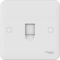 Schneider GGBL7071C5 1 Gang RJ45 Cat 5 Data Outlet