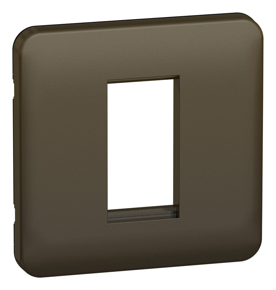 Schneider GGBL8050MB 1 Gang 1 Module Faceplate Mocha Bronze