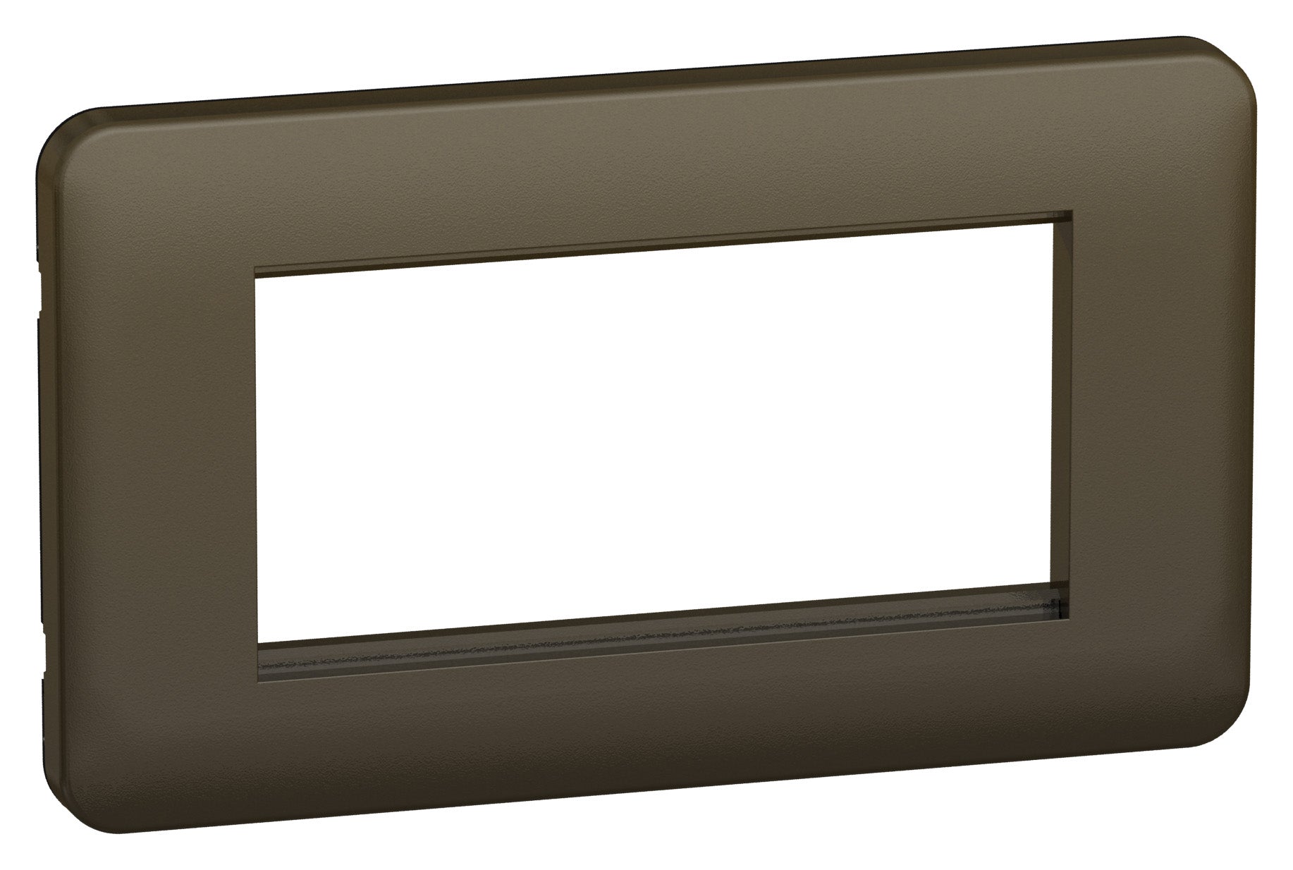 Schneider GGBL8080MB 2 Gang 4 Module Faceplate Mocha Bronze