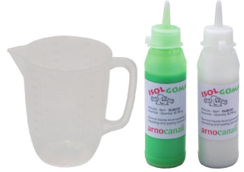 Switchtec GLB030 Arnocanali 300ml (2x 150ml Bottles) Bi-Component Rubber With Jug & Spatula IP68