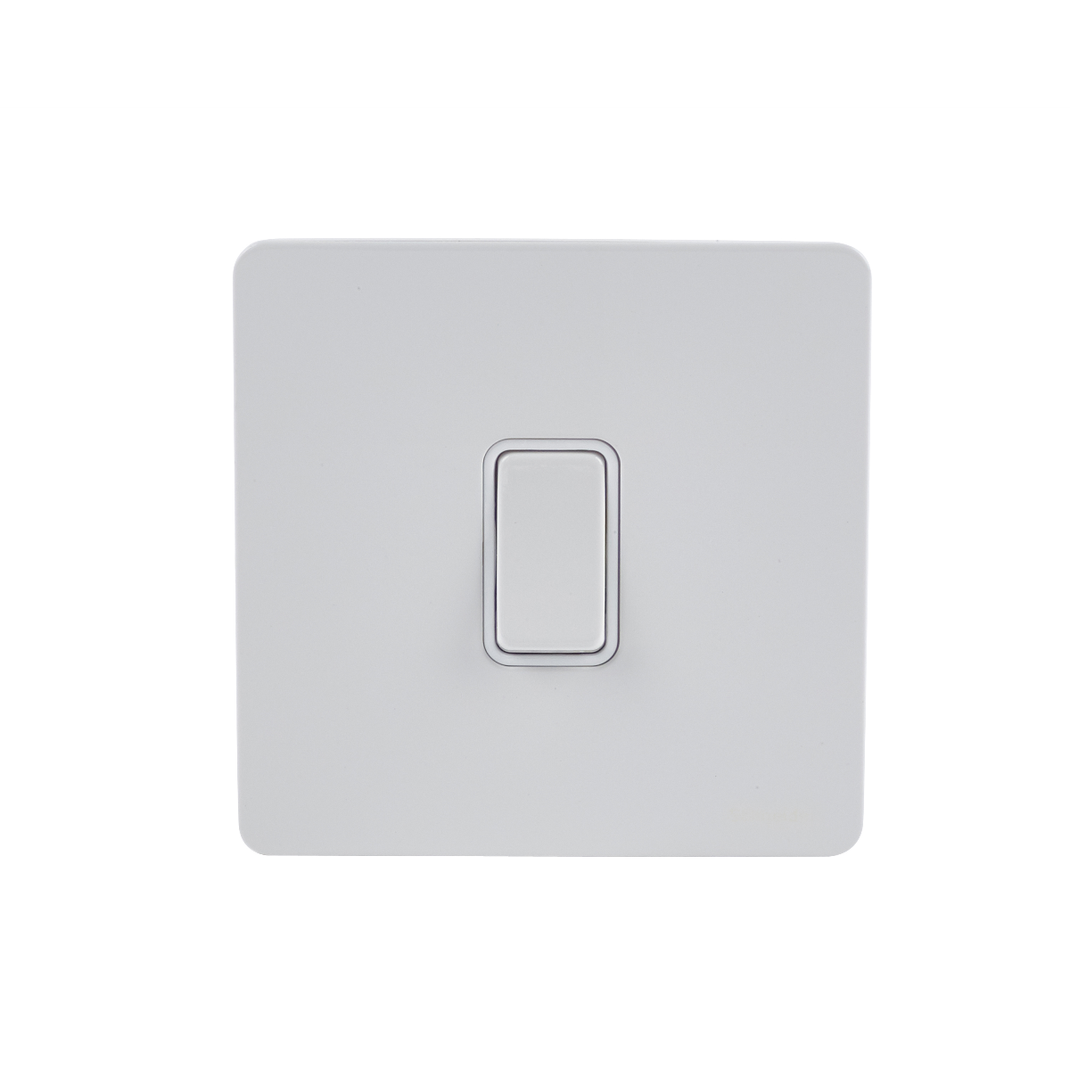 Schneider GU1412RWPW 1 Gang Retractive Switch White Metal