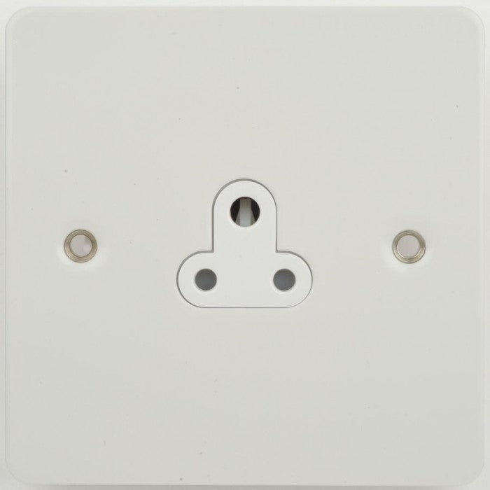 Schneider GU3270WPW 1 Gang 2A Unswitched Socket White Metal