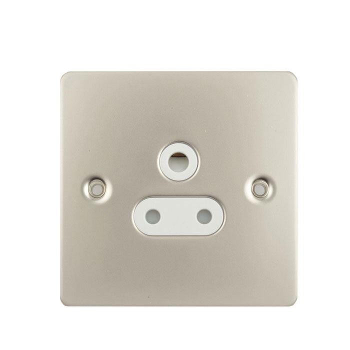 Schneider GU3280WPN 1 Gang 5A Unswitched Socket Pearl Nickel