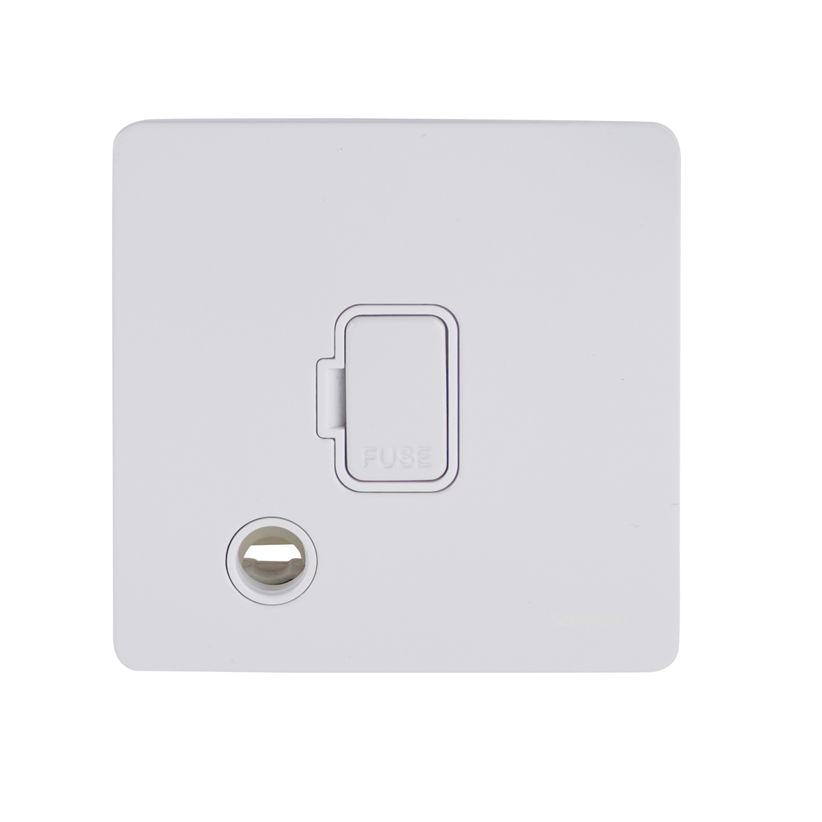 Schneider GU5403WPW 13A Unswitched Spur with Flex Outet White Metal