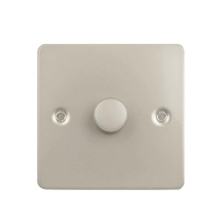 Schneider GU6212CPN 1 Gang 2 Way 400W Dimmer Pearl Nickel