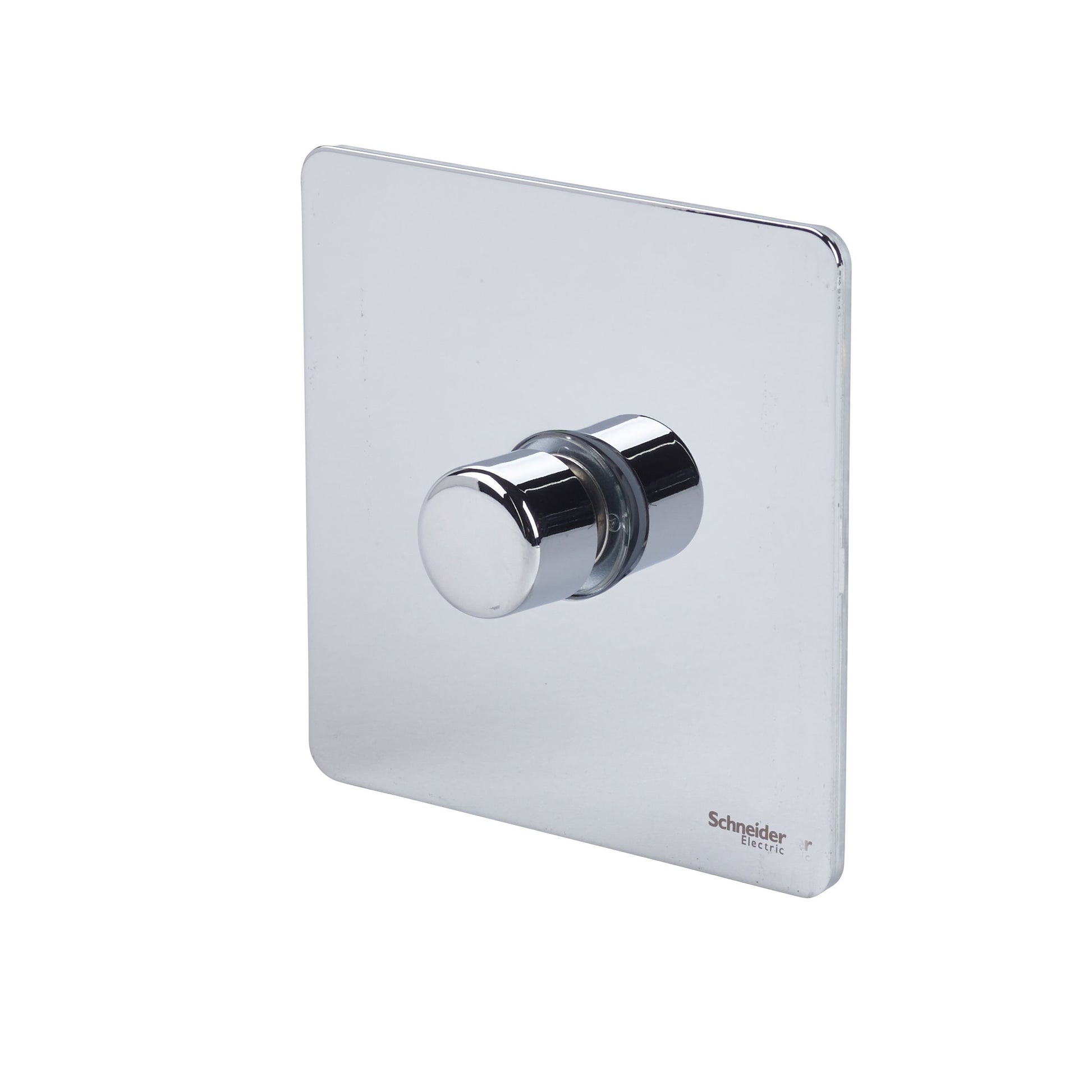 Schneider GU6412CPC 1 Gang 2 Way 400W Dimmer Polished Chrome