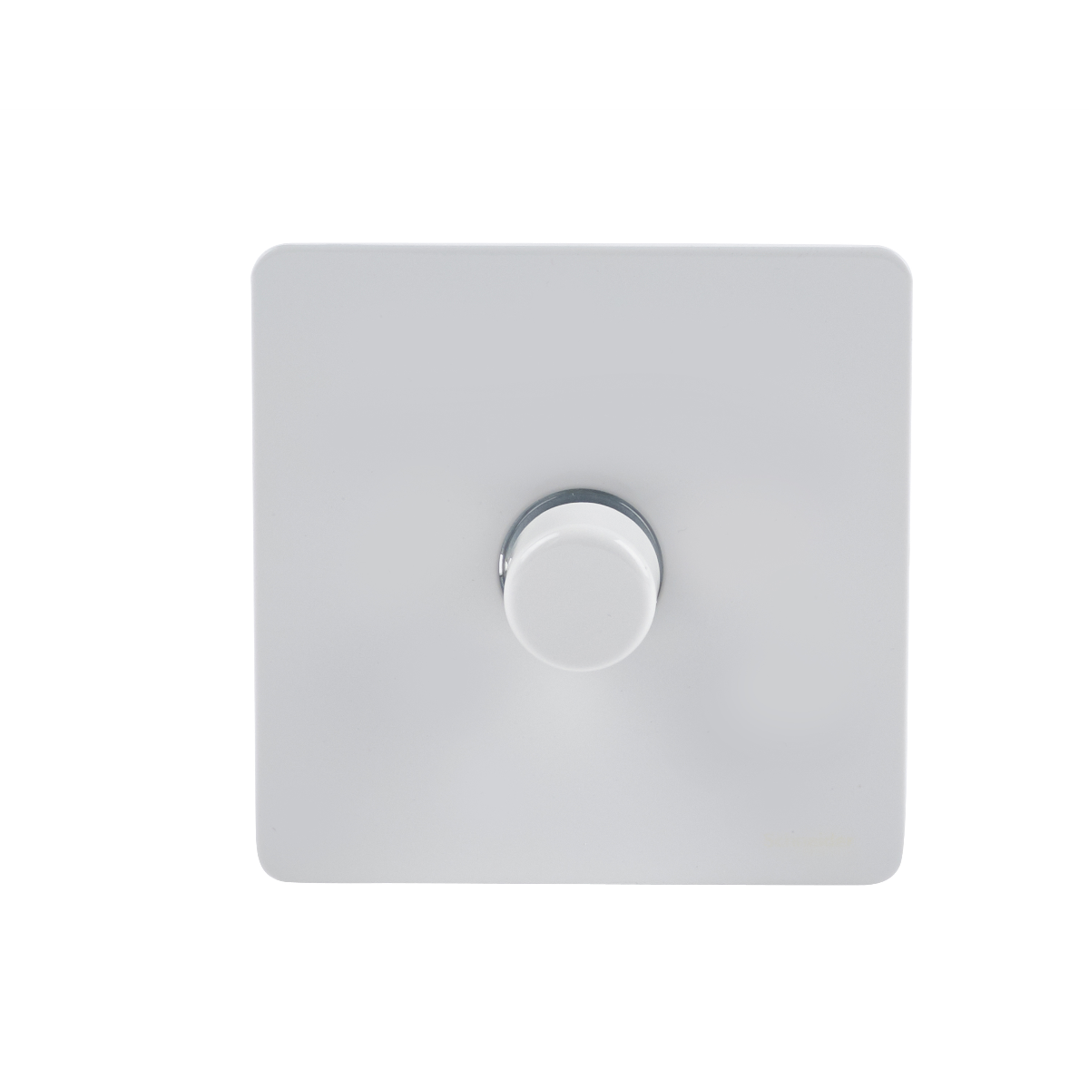 Schneider GU6412CPW 1 Gang 2 Way 400W Dimmer White Metal