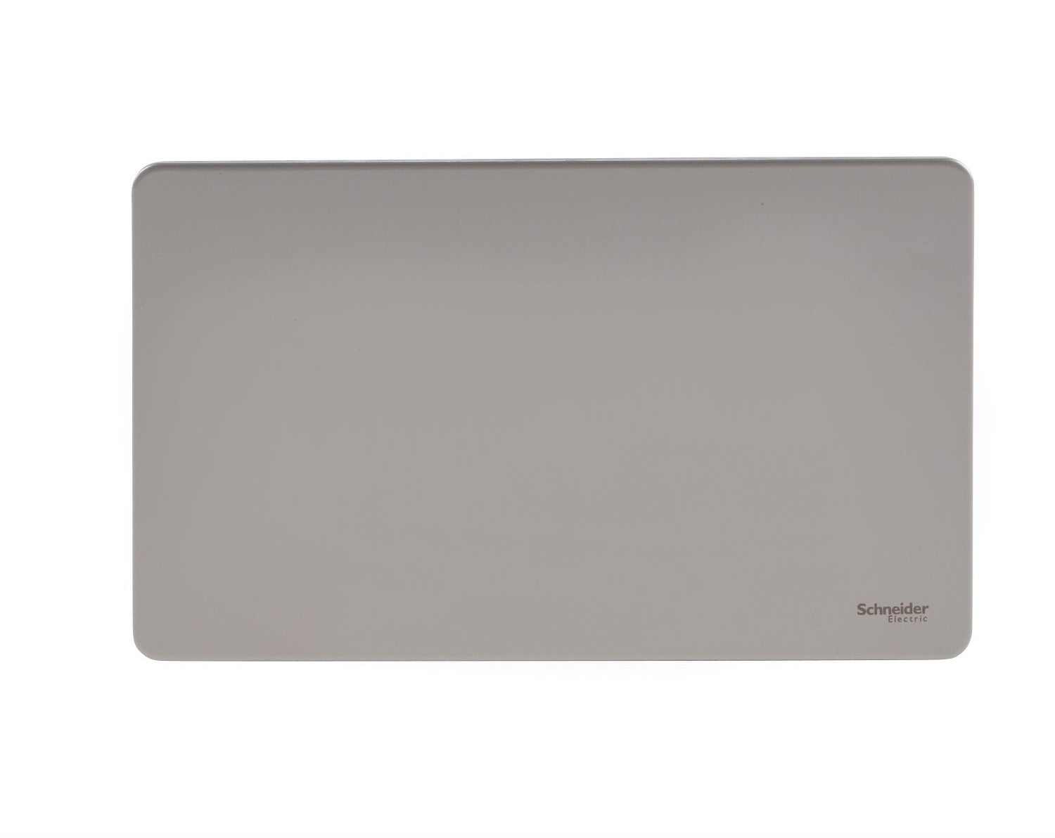 Schneider GU8420PN 2 Gang Blank Plate Pearl Nickel