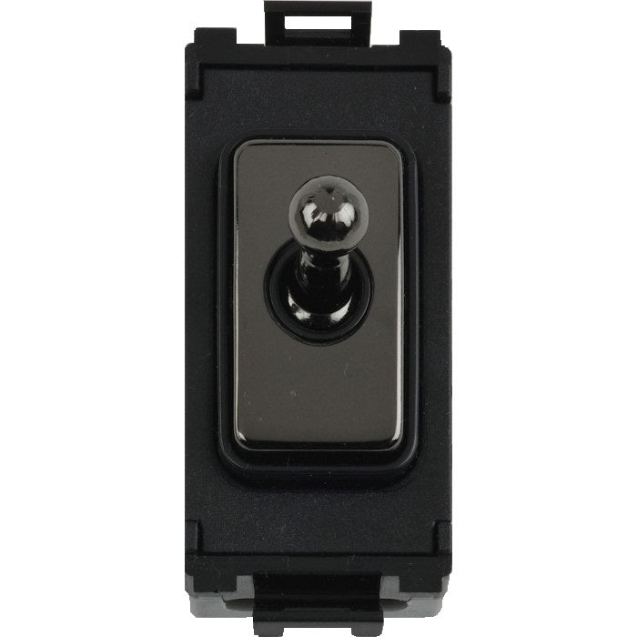 Schneider GUG102TBBN 2 Way Toggle Switch Module Black Nickel