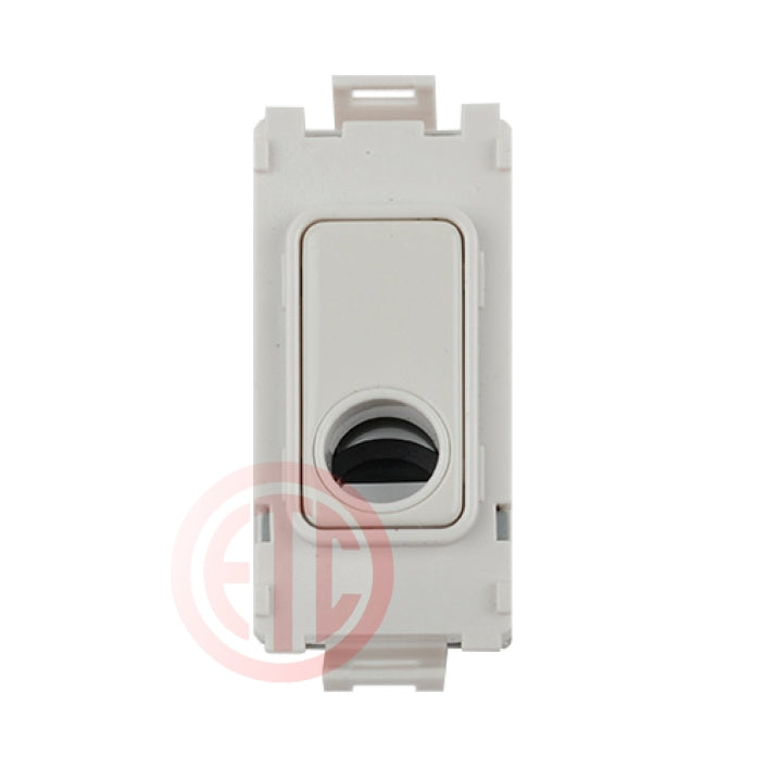 Schneider GUG16COWPW Flex Outlet Grid Module White Metal