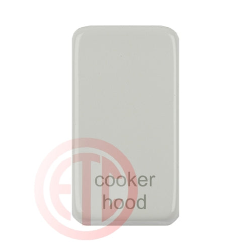 Schneider GUGRCHPW Cooker Hood Rocker Cap White Metal