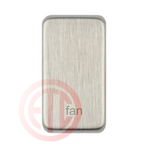 Schneider GUGRFASS Fan Rocker Cap Stainless Steel