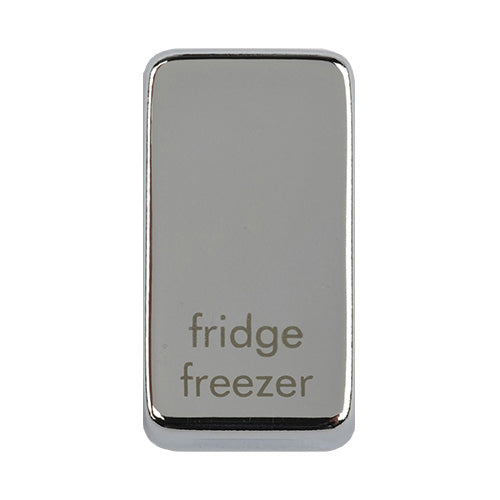 Schneider GUGRFRFZMS Fridge Freezer Rocker Cap Polished Chrome