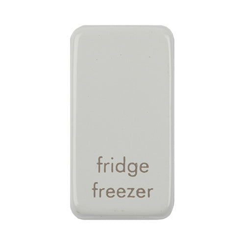 Schneider GUGRFRFZPW Fridge Freezer Rocker Cap White Metal