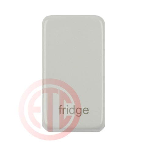 Schneider GUGRFRPW Fridge Rocker Cap White Metal