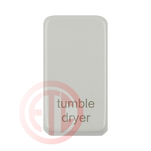 Schneider GUGRTDPW Tumble Dryer Rocker Cap White Metal