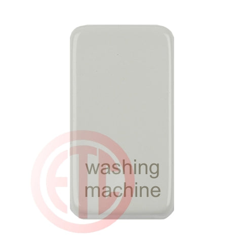 Schneider GUGRWMPW Washing Machine Rocker Cap White Metal