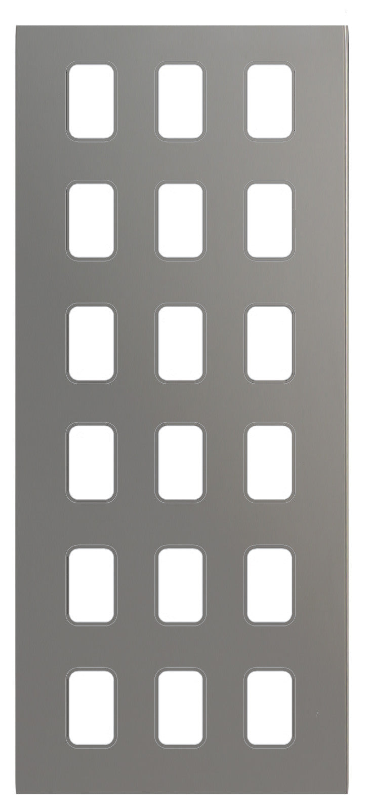 Schneider GUGS18GBN 18 Gang Grid Faceplate with Mounting Frame Black Nickel