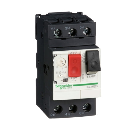 Schneider GV2ME05 0.63 - 1.0A Motor Circuit Breaker 415V