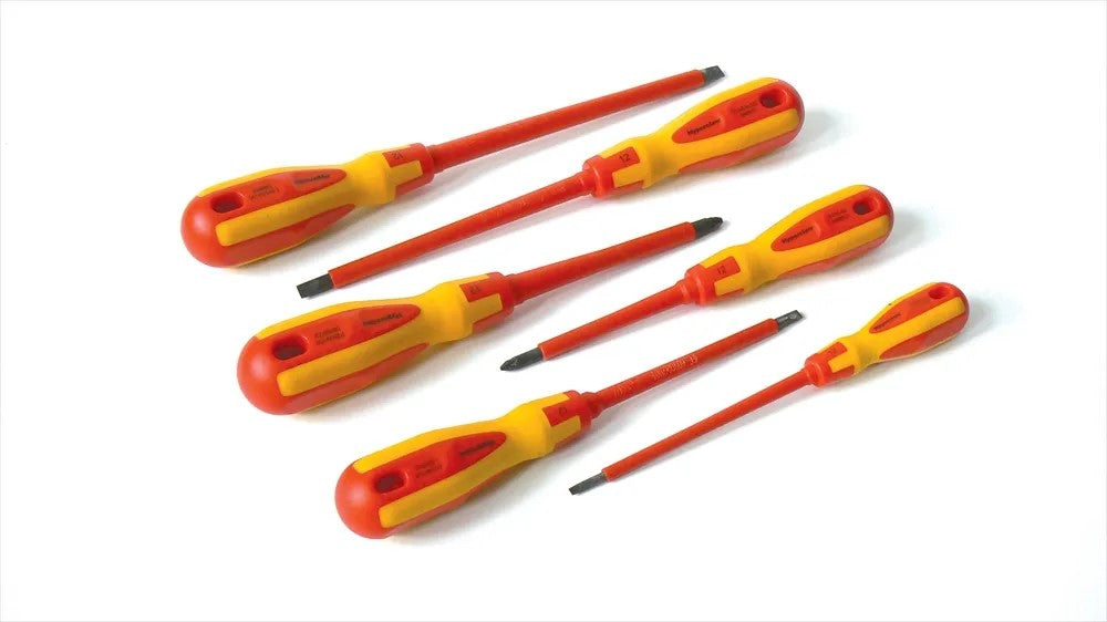 Term Tech HC-22015-6 6 Piece VDE Screwdriver Kit with Case