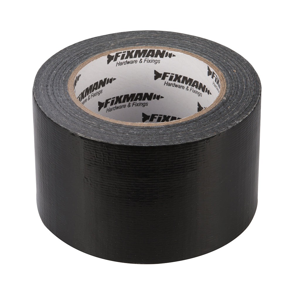 Fixman 188845 50mm Heavy Duty Duct Tape Black