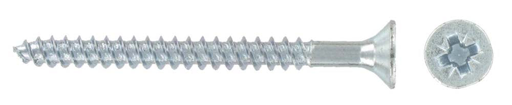 Deligo HE12400 No12 x 4'' Pozidrive Woodscrews (100)