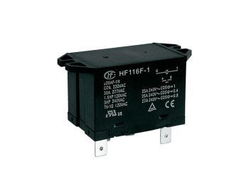 Switchtec HF116F1012DF2HTFW Hongfa 25A 2 Pole N/O Surface Mount Relay With Faston Terminal 12V DC