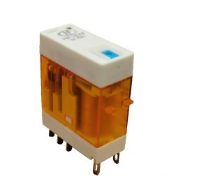 Switchtec HF157F0121Z25FD1 Hongfa 12A Single Pole Plug In Power Relay With Test, Flag & LED 12V DC