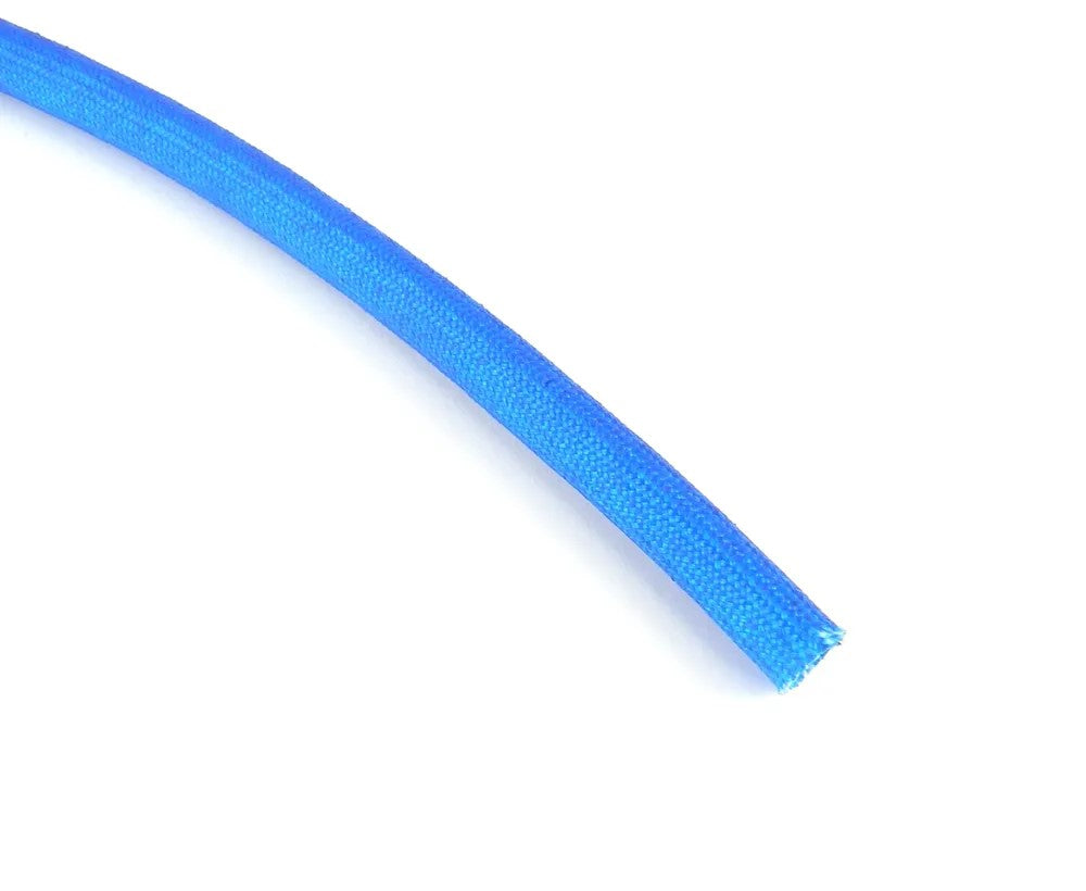 Term Tech HRS10BLUE 10mm Heat Resistant Glass Fibre Braided Sleeving Blue