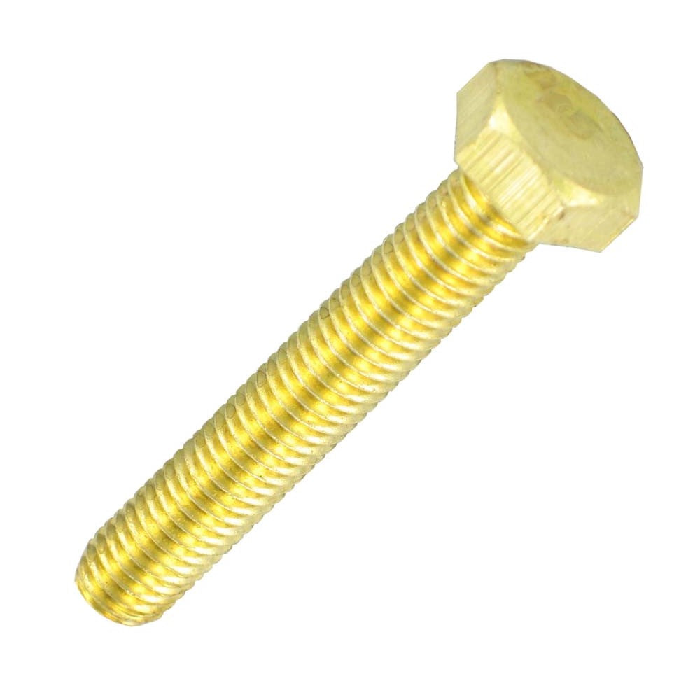 Deligo IBS1020 M10 x 20mm Brass Hex Bolt (Box 100)