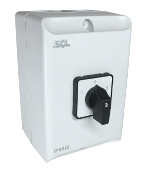 Switchtec IC240 SCL 40A 2 Pole Enclosed Changeover Switch IP65