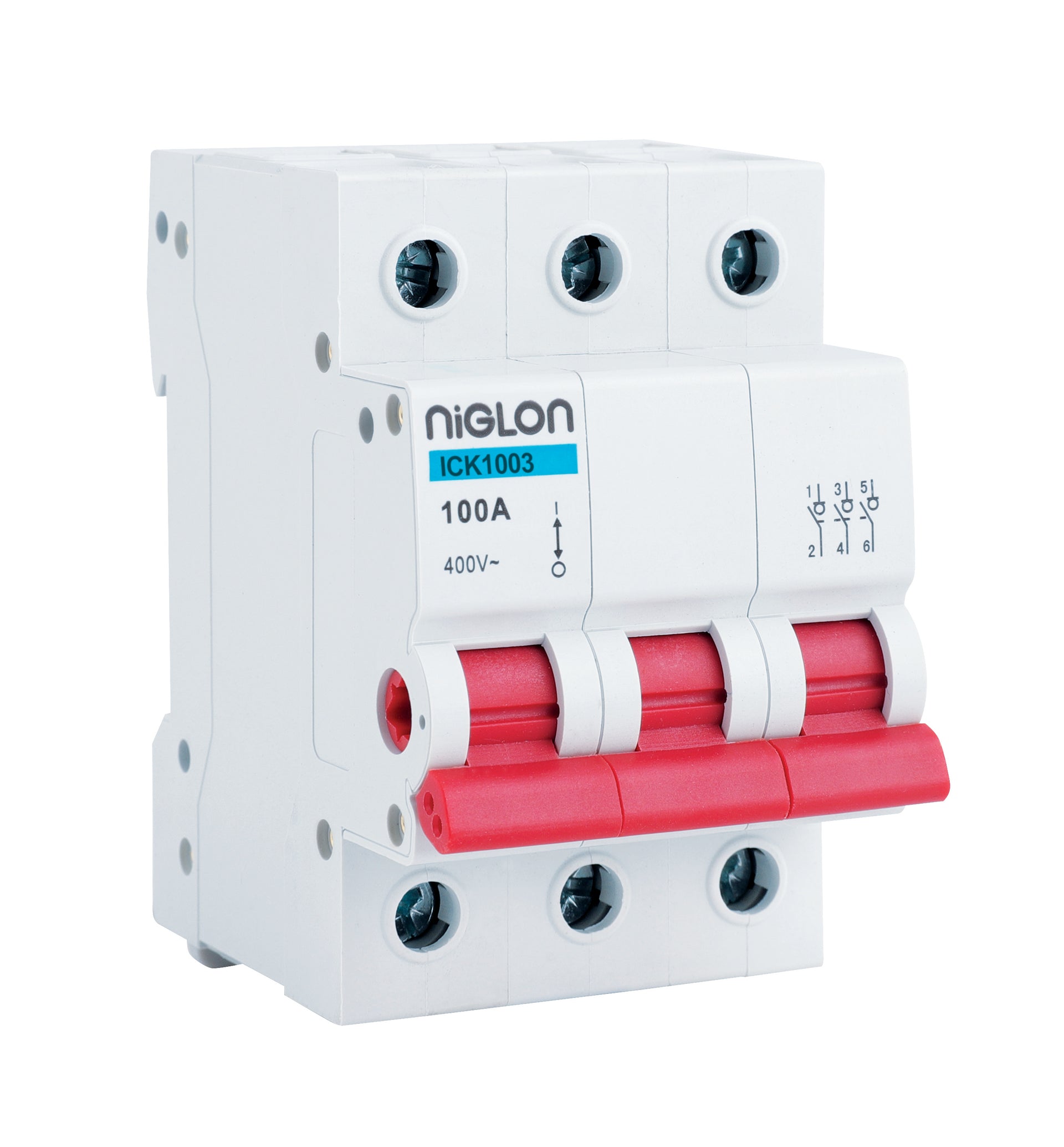 Niglon ICK1003 100A 3 Pole Mains Switch